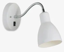 Online Daells Bolighus Væglampe Cyclone flex hvid Ø.11 cm