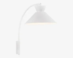Sale Daells Bolighus Væglampe Dial H.40 cm Hvid