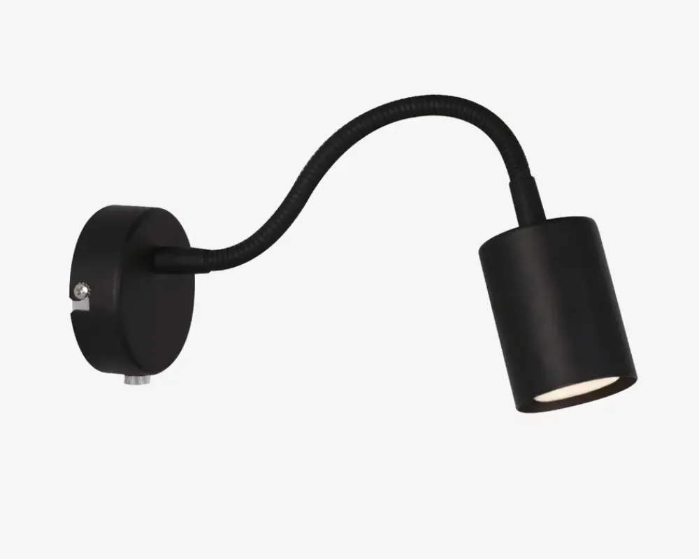 Daells Bolighus Væglampe Explore Sort H.12 cm