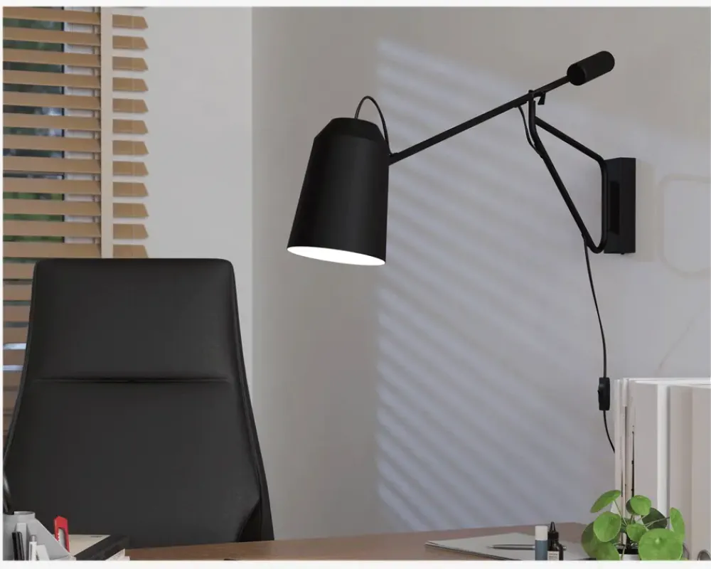 Best Daells Bolighus Væglampe Loreto Sort D.106 cm