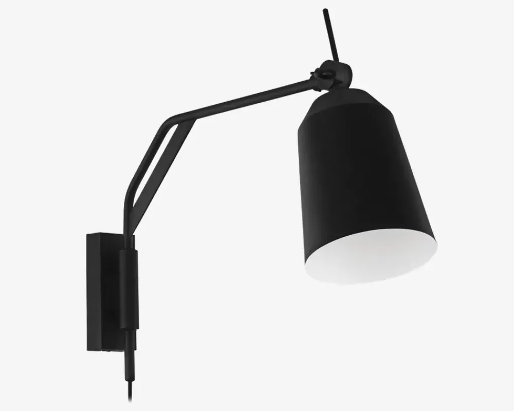 Outlet Daells Bolighus Væglampe Loreto Sort D.56cm
