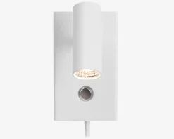 Online Daells Bolighus Væglampe Omari Hvid Sort