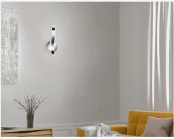 Best Daells Bolighus Væglampe Parma H.39 cm Krom