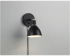 Hot Daells Bolighus Væglampe Ray Sort