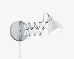 Sale Daells Bolighus Væglampe Scissor Ø.15 cm Hvid