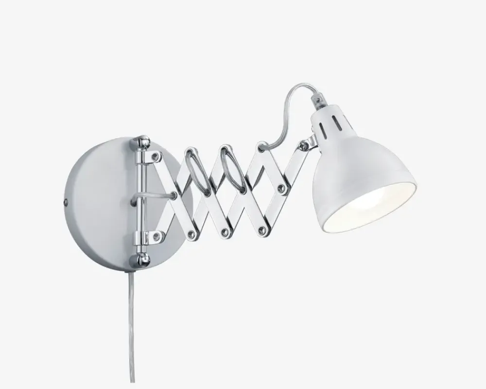 Sale Daells Bolighus Væglampe Scissor Ø.15 cm Hvid