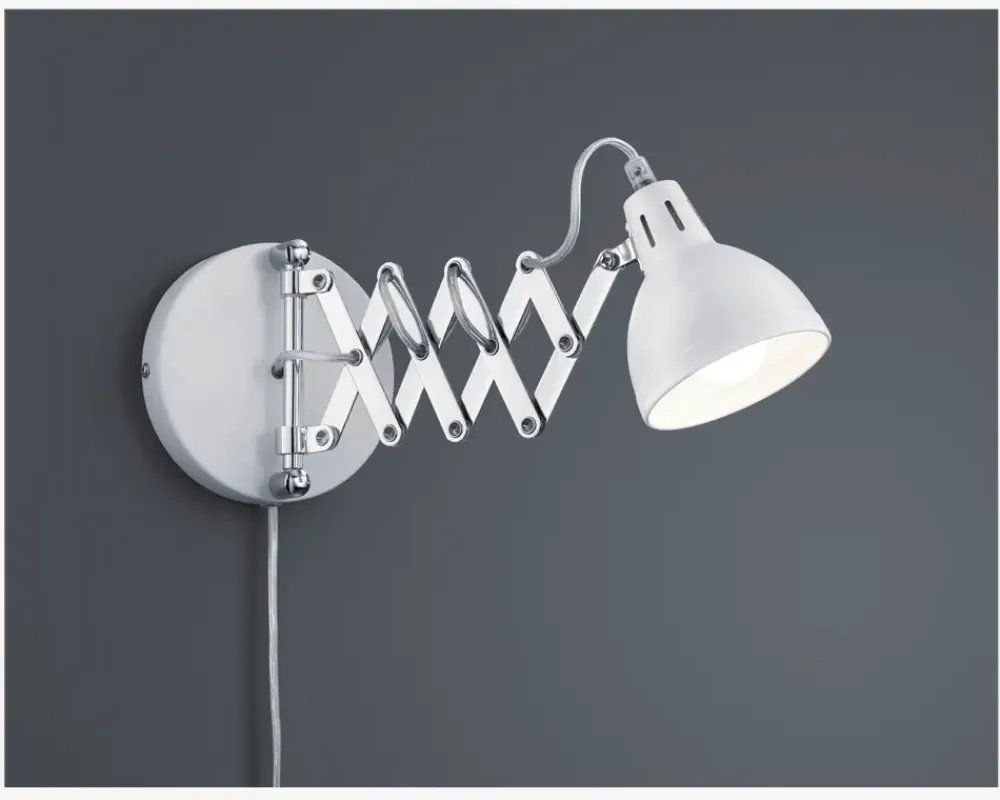 Sale Daells Bolighus Væglampe Scissor Ø.15 cm Hvid