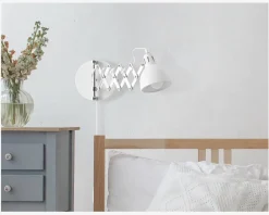 Sale Daells Bolighus Væglampe Scissor Ø.15 cm Hvid