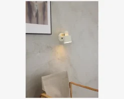 Clearance Daells Bolighus Væglampe Vouge H.16 cm Hvid