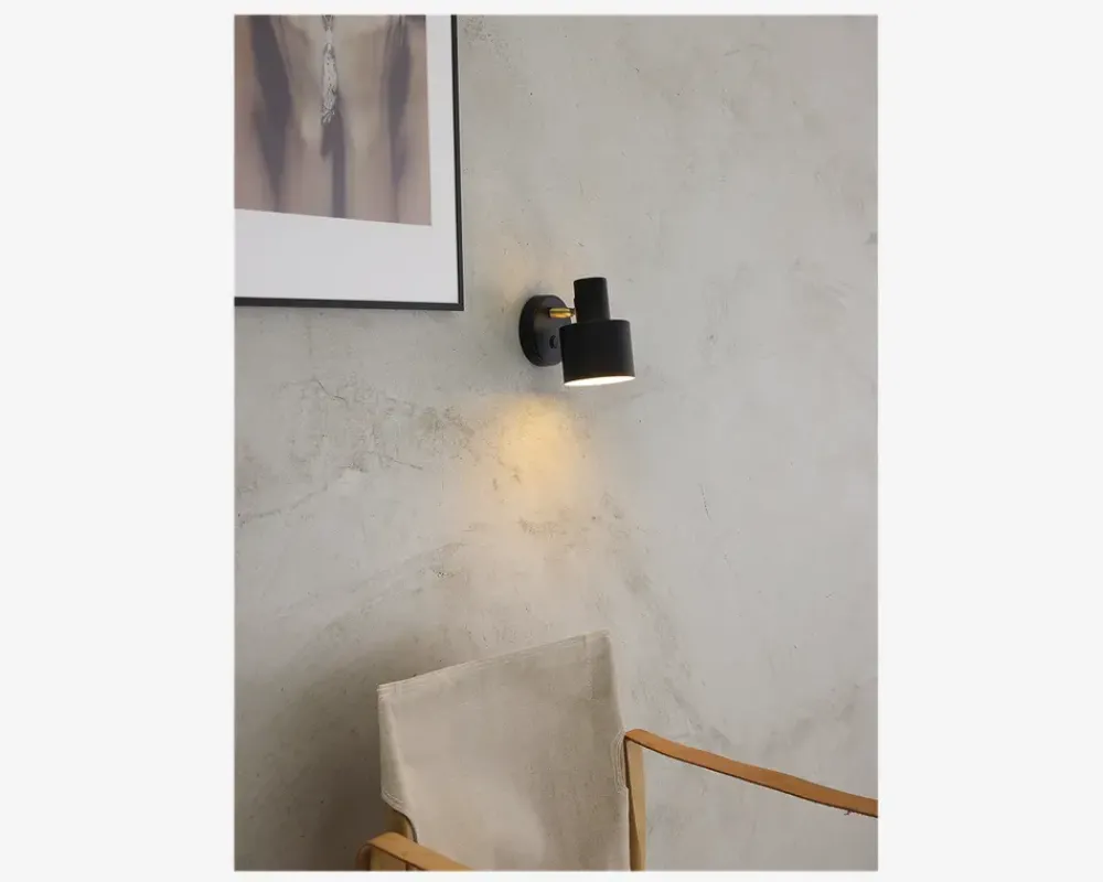 Daells Bolighus Væglampe Vouge H.16 cm Sort