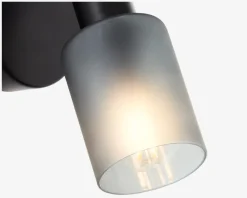 Daells Bolighus Vægspot Loralie Sort/Røgfarvet L.16 cm