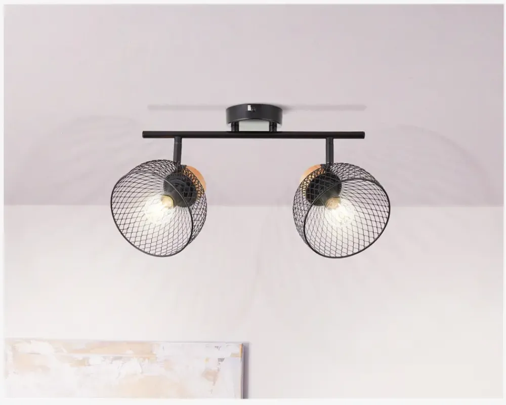 Sale Daells Bolighus Vægspot Thuy Sort/Natur