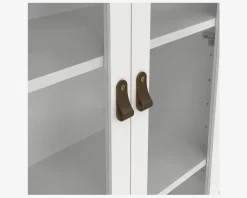 Clearance Daells Bolighus Vitrine Madrid hvid med 3 skuffer