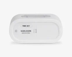 Hot Daells Bolighus Vækkeur silikone H.7 cm Hvid