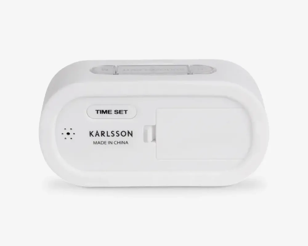 Hot Daells Bolighus Vækkeur silikone H.7 cm Hvid