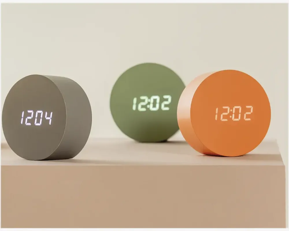 Clearance Daells Bolighus Vækkeur Spry orange Ø.9 x D.4,3 cm