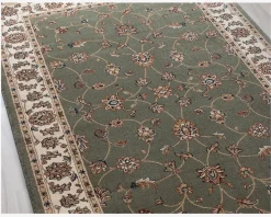 Daells Bolighus Wilton Flora 133x195 cm Grøn