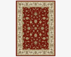 Clearance Daells Bolighus Wilton Flora 200x290 cm Rød