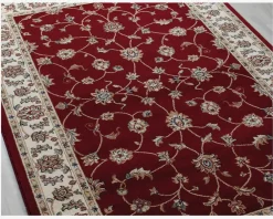 Clearance Daells Bolighus Wilton Flora 160x230 cm Rød