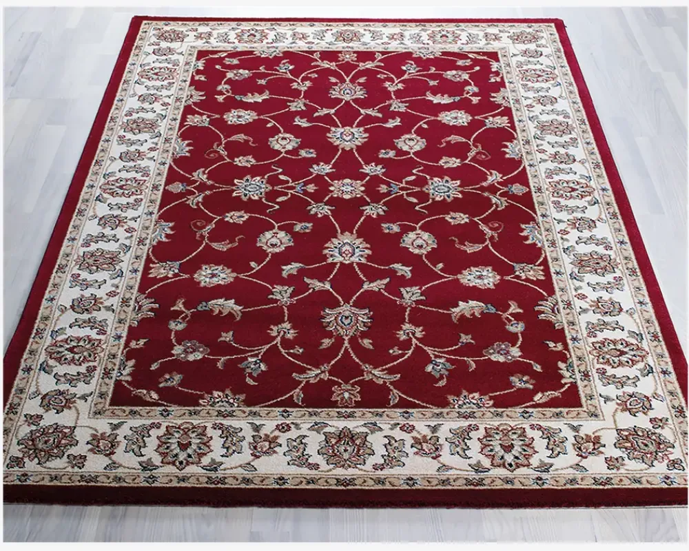 Online Daells Bolighus Wilton Flora 133x195 cm Rød